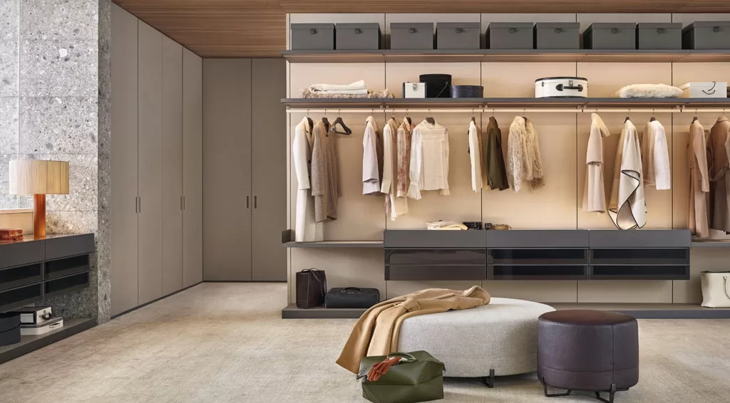 Poliform modern furniture, kitchen and closet systems available at Scott Cooner