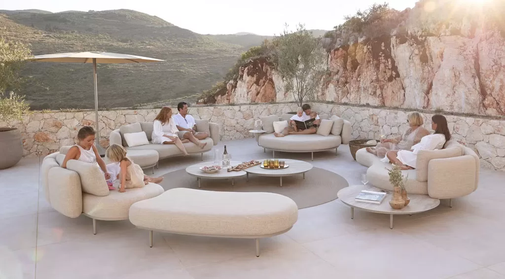 Royal Botania modern outdoor furniture available at Scott Cooner
