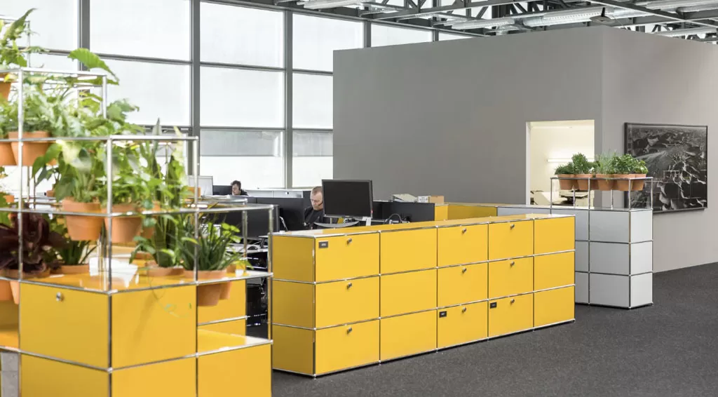 USM modern modular storage available at Scott Cooner