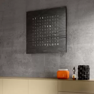 Qlocktwo modern clocks available at Scott Cooner