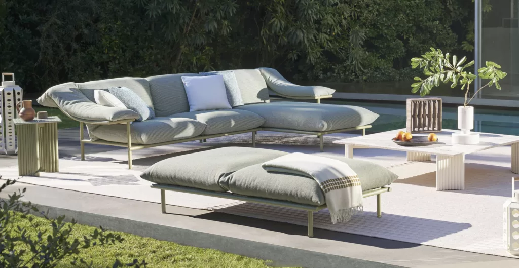 New Cassina Vidalenta outdoor luxury modern furniture available at Scott Cooner